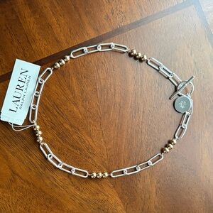 Lauren Ralph Lauren Two-Tone Chain Necklace